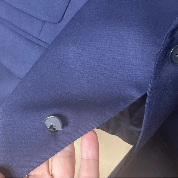 Coppley 1883 Blazer Men’s 46W36T BlueLoro Piana Super 130 2 Button Sport Coat